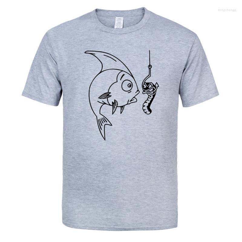 

Men's T Shirts Men's Clothing Fishing Novelty Funny Shirt Men Casual Cotton Top T-shirt Tee Homme Oversized, Black