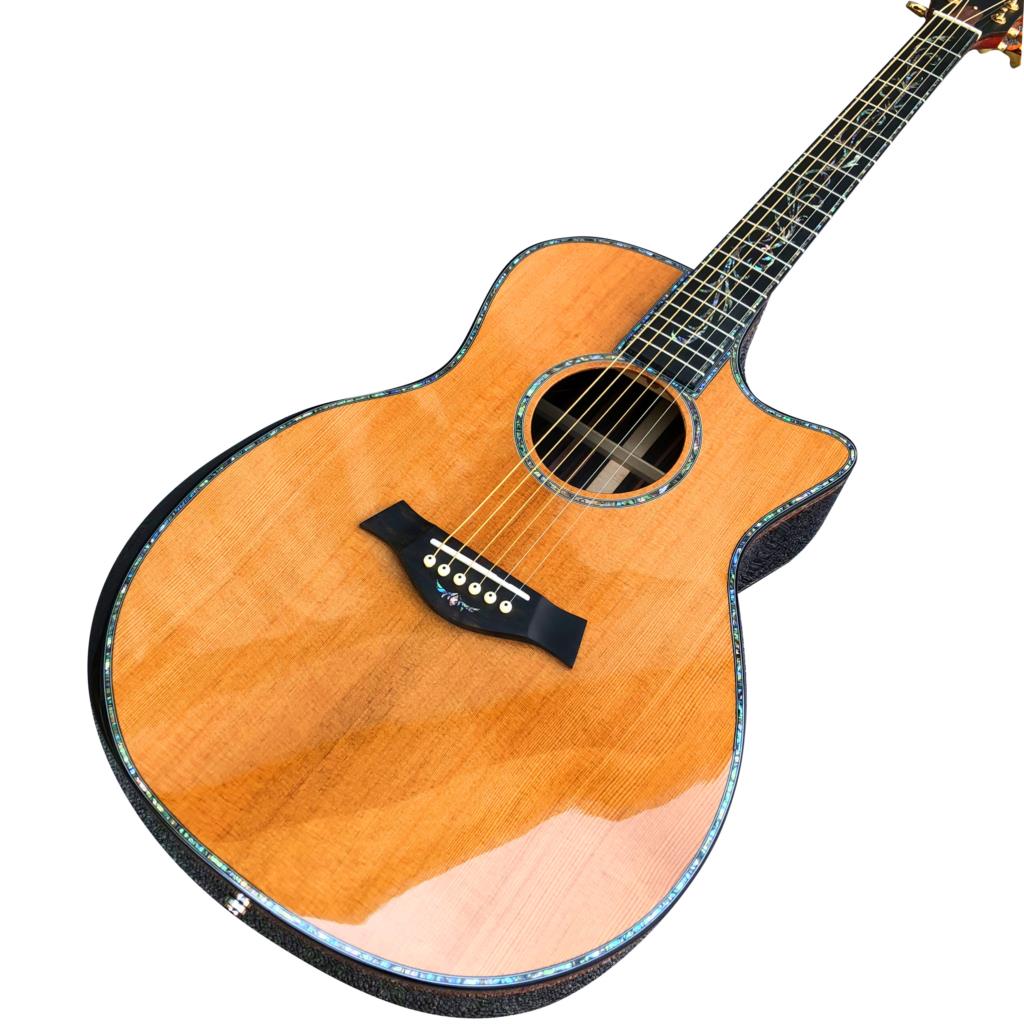 

Cocobolo PS14 acoustic guitar, cedar Top,Real abalone Ebony fingerboard 41 inches guitar