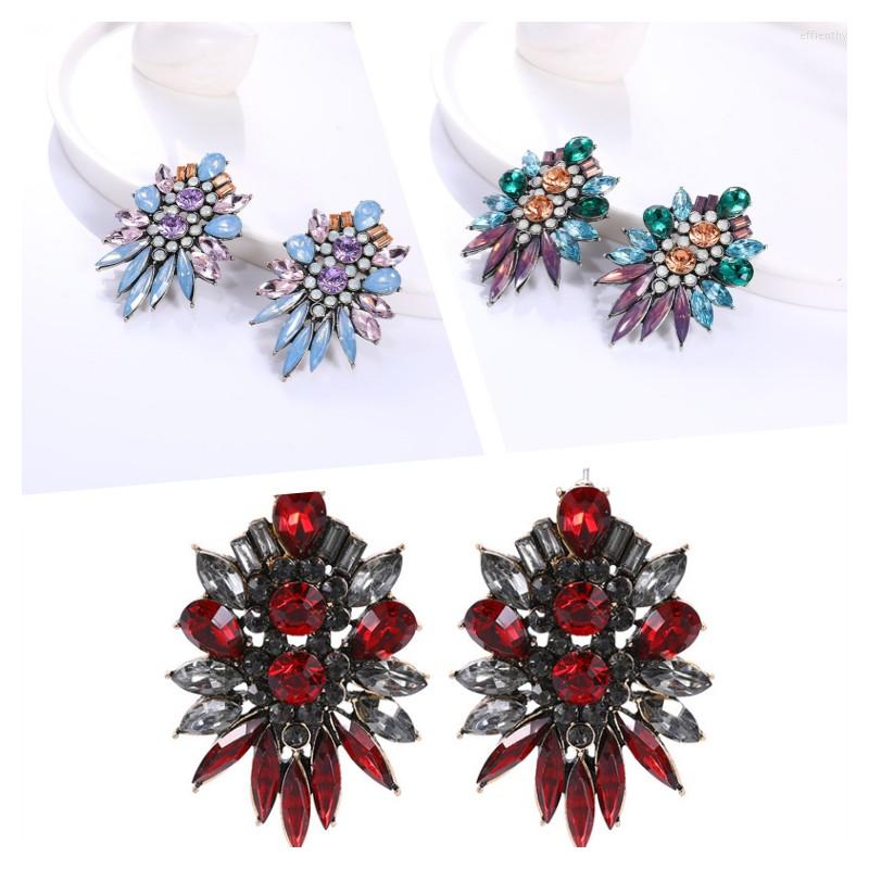 

Dangle Earrings 1pairEuropean And American Exquisite Luxury Super Flash Crystal Fashion Trend Red Carpet Accessories