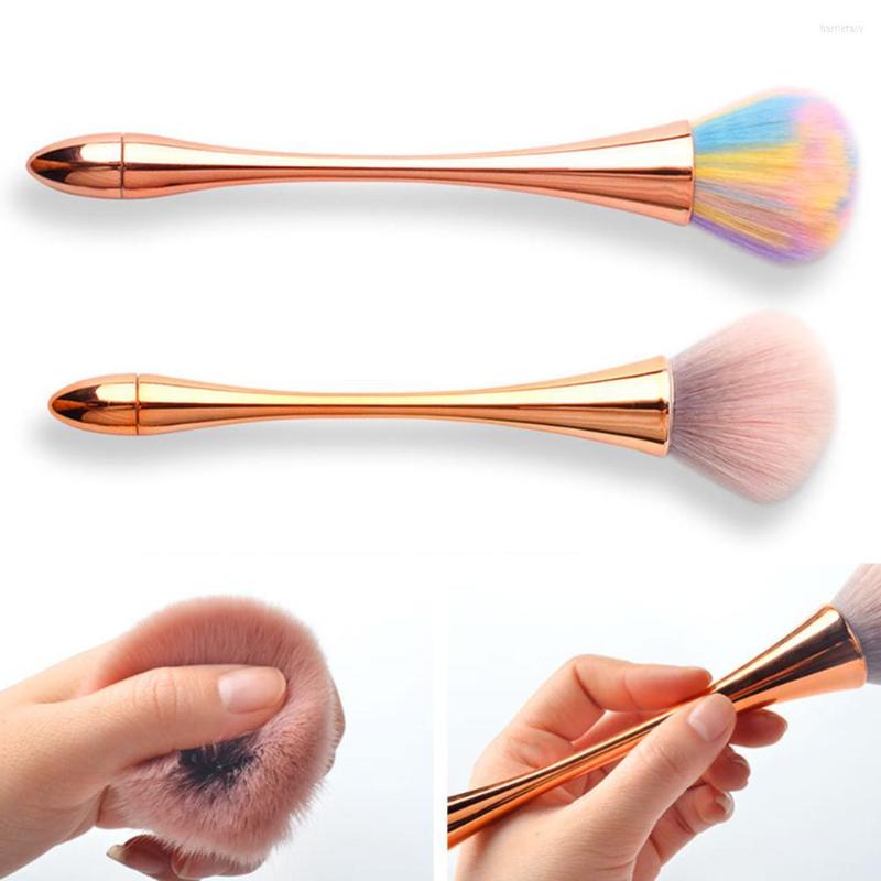 

Makeup Brushes Soft Hair Nail Dust Cleaning Brush Glitter UV Gel Powder Remover Manicure Tool Convenience Easy To Use