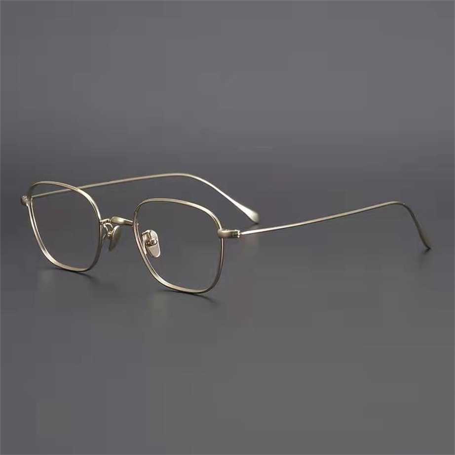 

Sunglasses 2023 new Japanese pure titanium ultra-light anti-blue myopia glasses frame