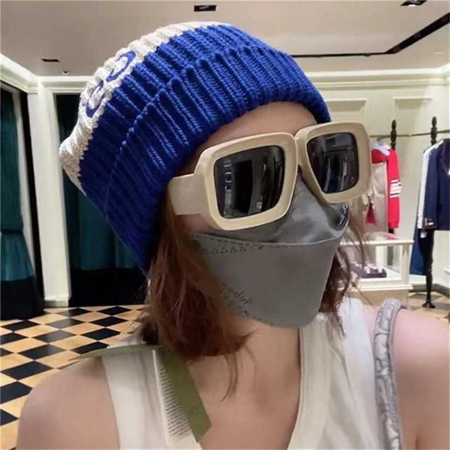 

Sunglasses 2023 new Luo New Fashion Square star same sunglasses lw40080u belt box