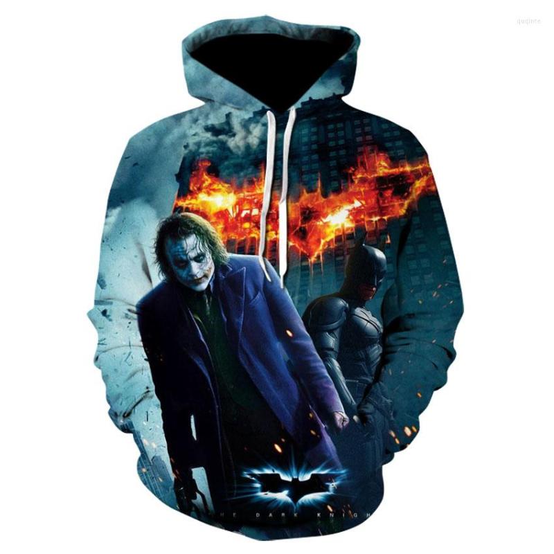 

Men's Hoodies The Latest Design For Long Sleeve Printed Hoodie Fashion Clown And Series Thin Comfortable Halloween, Picture color