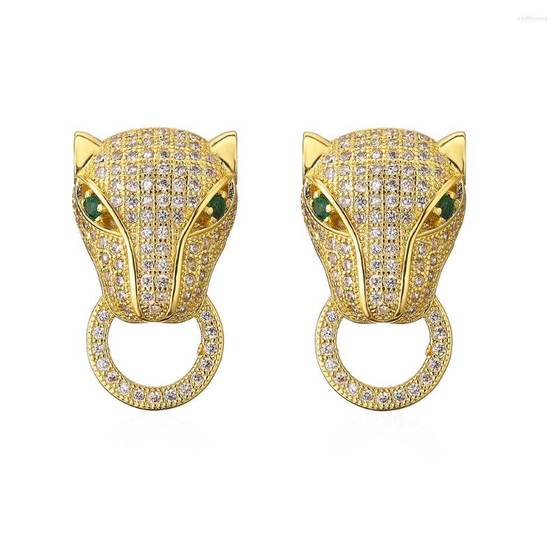 

Stud Earrings Mafisar High-Quality Fashion Gold Color Animal Earring Cubic Zirconia Ear Ring For Women Girl Party Jewelry Accessories