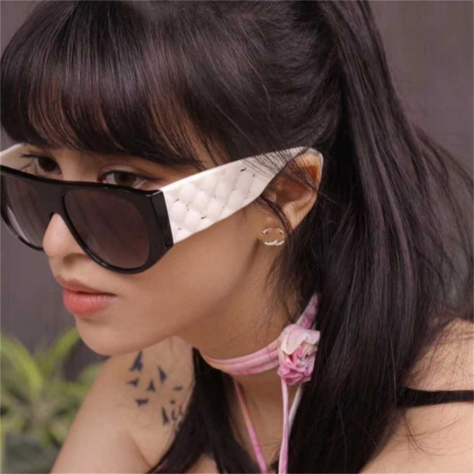 

Sunglasses 2023 new Small fragrance ins fashion plate same star net Red ch9101