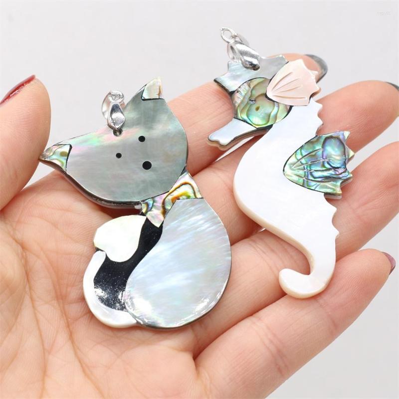

Pendant Necklaces Natural Shell Animal Shape Mother Of Pearl Exquisite Charms For Jewelry Making DIY Necklace Accessories