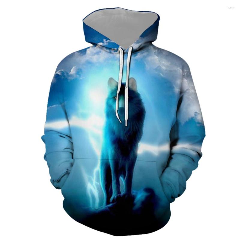 

Men' Hoodies 3D Print Wolf Convertible Hoodie Sweatershirt Tops Sweatshirt Man Customer Design Sweatshirts Man' Plus Size WY82, Beige
