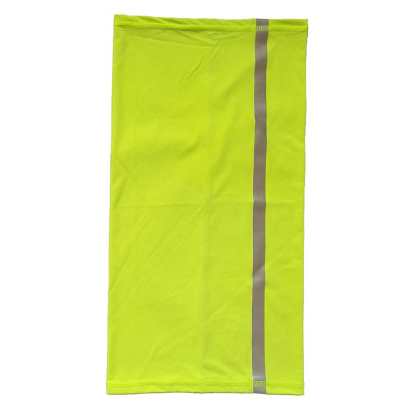 

Scarves Summer Winter Tube Bandana With Reflective Strip Sports Fluorescent Soft Camping Headwears Outdoor Neck Scarf Cycling Climbing