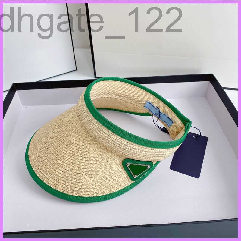 

designer Women Fashion Visor Desigenr Top Empry Hat Mens Bucket Summer Outdoor Caps s Triangle Visors Sports Baseball Cap 029M, Black