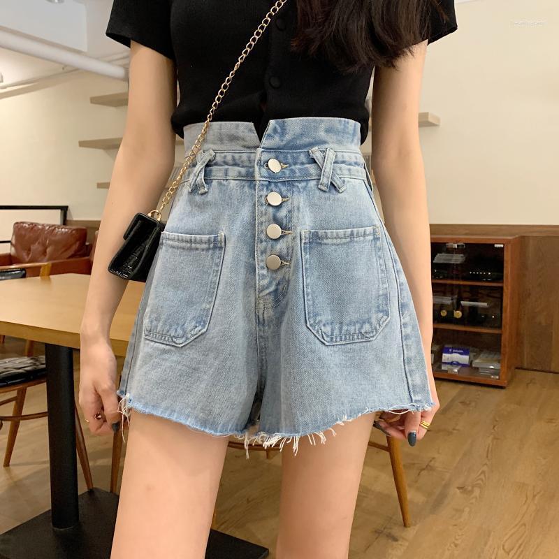 

Women's Jeans Woman Pants V-Shaped High Waist Denim Shorts Women's Summer Loose 2023a Pantalones Vaqueros Mujer, White