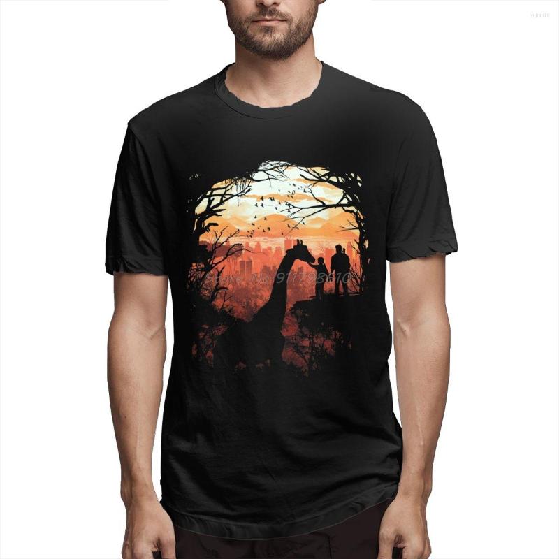 

Men's T Shirts The Last Of Us Game Shirt Oversized Cotton Custom Short Sleeve Men Tees Streetwear Harajuku, Black
