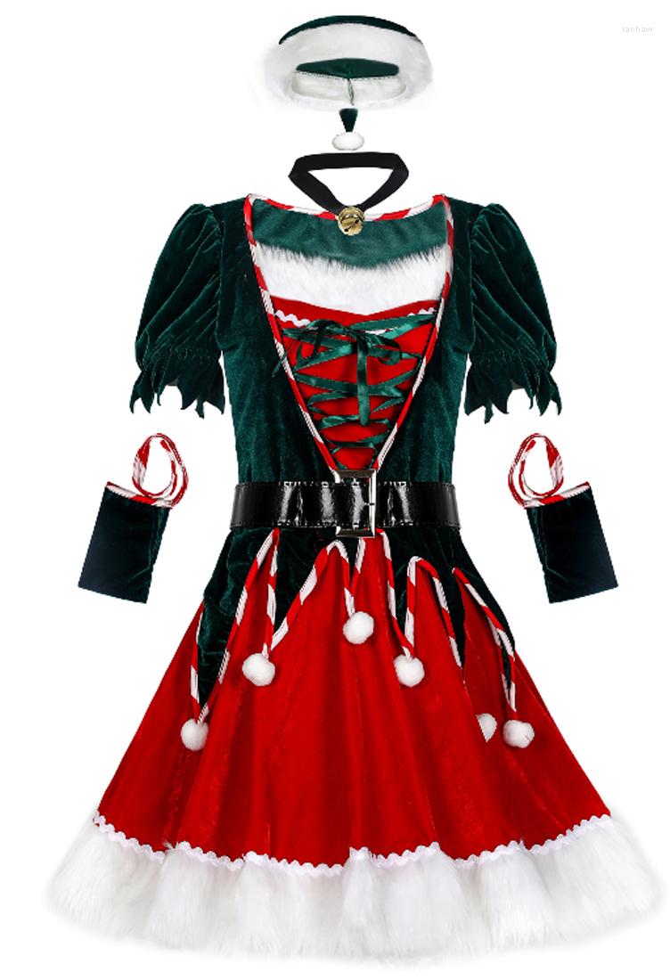 

Bras Sets Cosplay Christmas Milk Shreds Adult Tree Green Costume Party Stage
