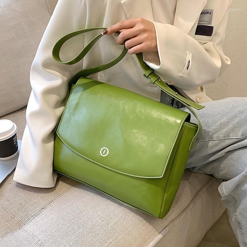 

Evening Bags 2023 Fashion Large-capacity Women's Bag Shoulder Simple Fresh And Sweet Underarm Soft Leather Messenger, Brown