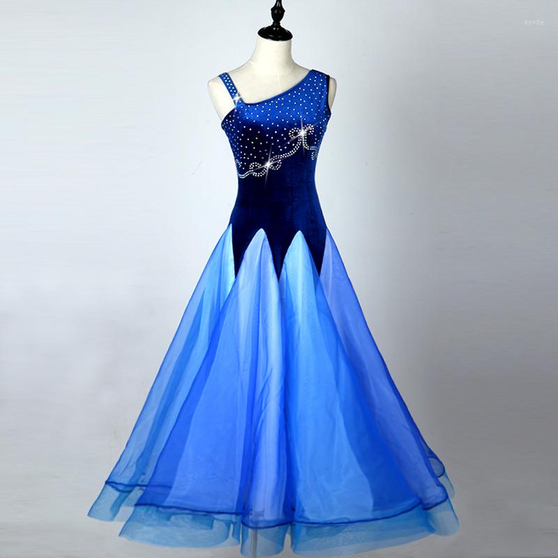 

Stage Wear 2023 Ballroom Dance Performances Clothing Waltz Competition Dress, Black