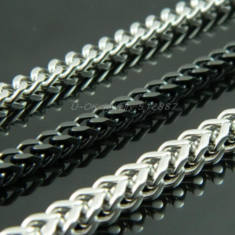 

Chains 22inch 55cm Black Chain Huge Men's Necklace Stainless Steel Big Heavy Fashion Jewelry