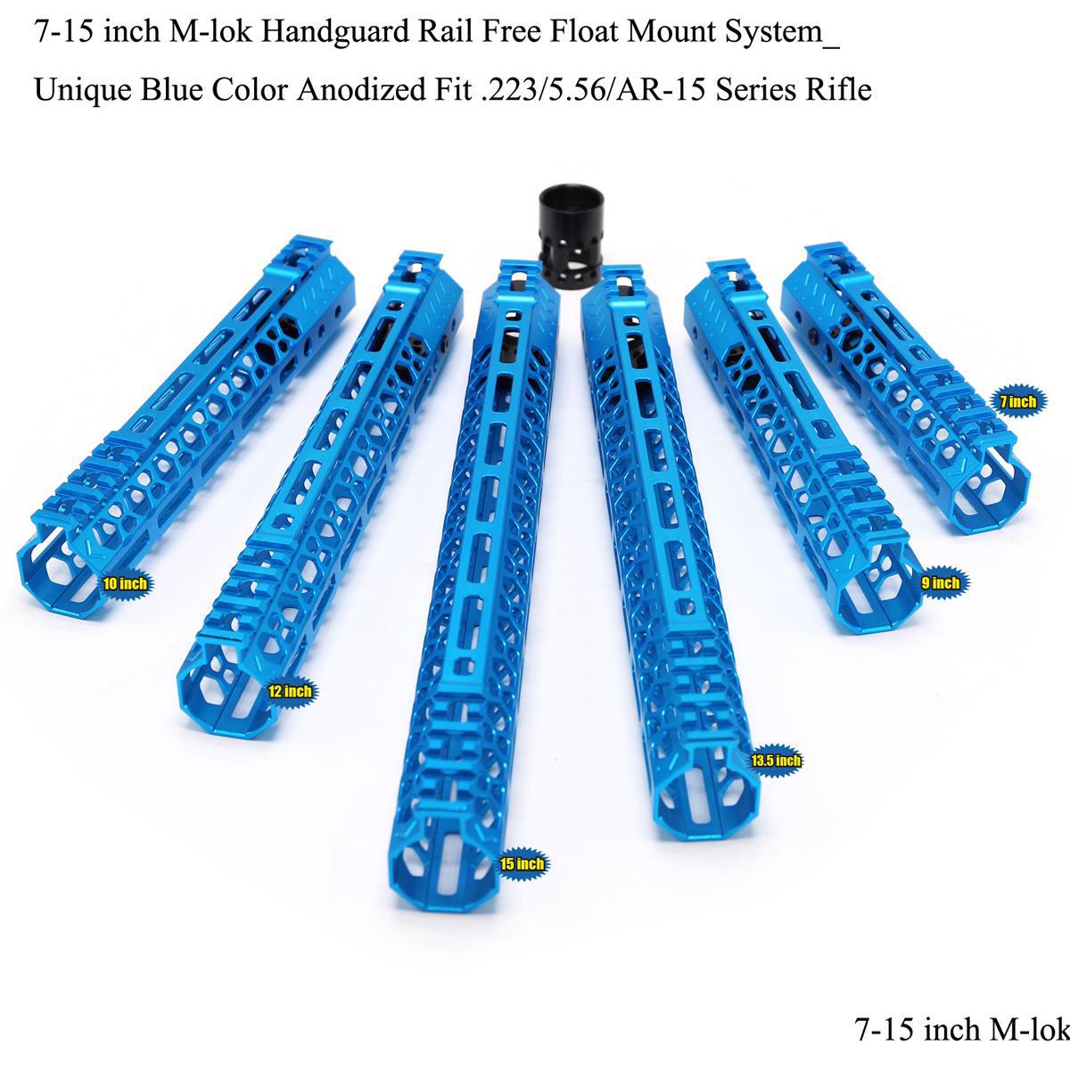 

Tactical Accessories 7/9/10/12/13 5/15 Inch Mlok Handguard Rail Picatinny Float Mount Sytsem Tralightunique Blue Color Anodized Drop Dhrdz