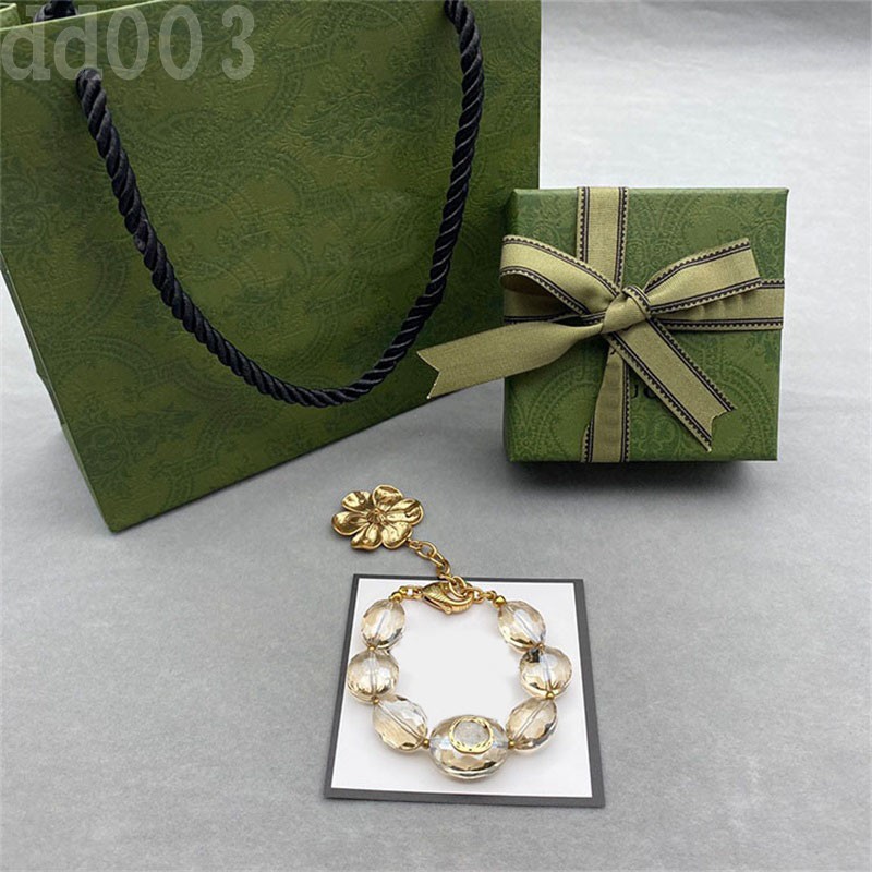 

Letter mens charm bracelets diamond designer bracelet big crystal beads metal chain cjewelry hiphop luxury bracelet women classical jewellery ZB012 Q2