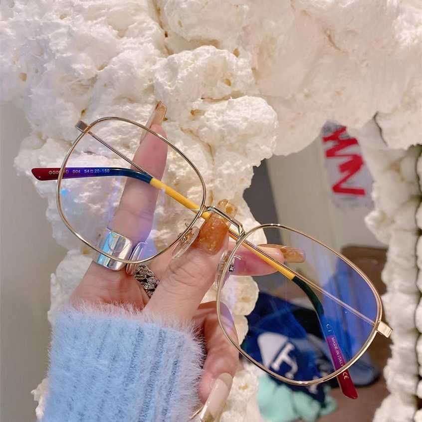 

Sunglasses 2023 new Star Jiang Shuying Xiao the same type of glasses female face display small size can be equipped with short-sighted anti-blue light