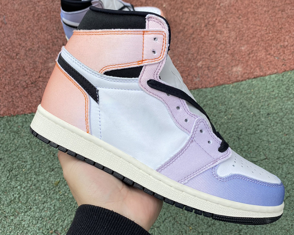 

Jumpman 1 High OG Skyline Basketball Shoes Vivid Orange/Black-Iced Lilac-True Blue-Sail Outdoor Trainers Sports Sneaker With Box, #1