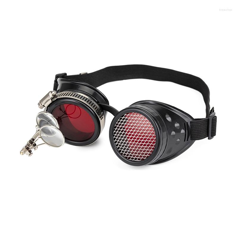 

Sunglasses Frames Halloween Steampunk Rock Goggles Welding Glasses With Colors Lens Punk Gothic Cosplay Party Glass Eyewear