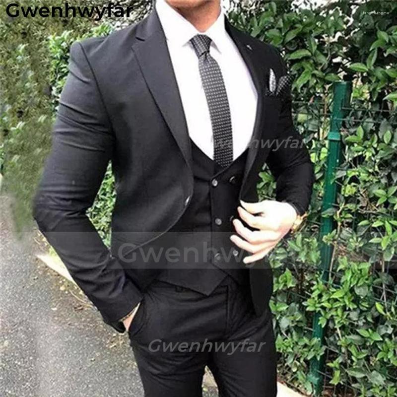 

Men's Suits Gwenhwyfar 3 Piece Men's Slim Fit Notched Lapel Groom Tuxedo For Wedding Groomsmen Party Fashion Jacket Vest Pants 2023, Suit1