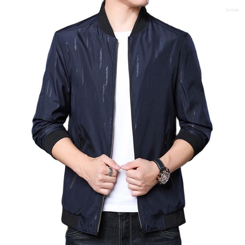 

Men's Jackets 2023 Mens & Coats Men's Spring Autumn Fashion Bomber Jacket Male Navy Casual Streetwear Solid Outwear -XXXL, Blue