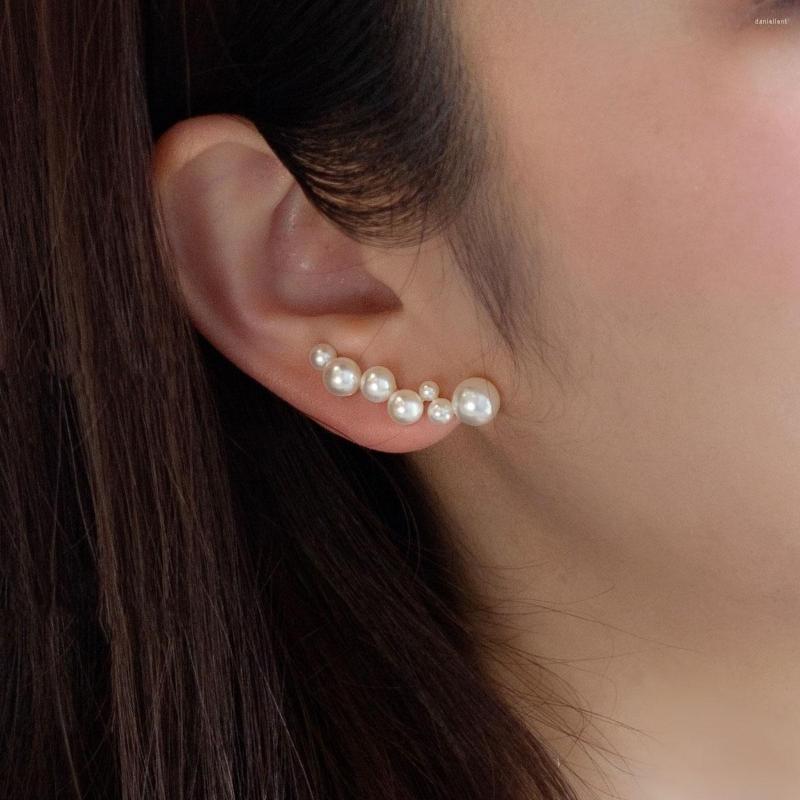 

Backs Earrings No Pierced Clip For Women Fashion Jewelry Pearl Beads Non Piercing Ear Clips Korean Ladies Charms Gift