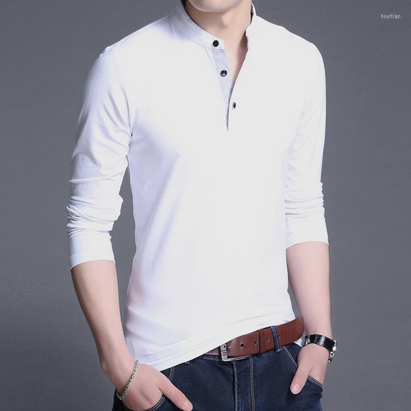 

Men's T Shirts MRMT 2023 Brand Spring Summer - Shirt Slim Long Sleeve Cotton T-shirt For Male Base Tops Tshirt, Black