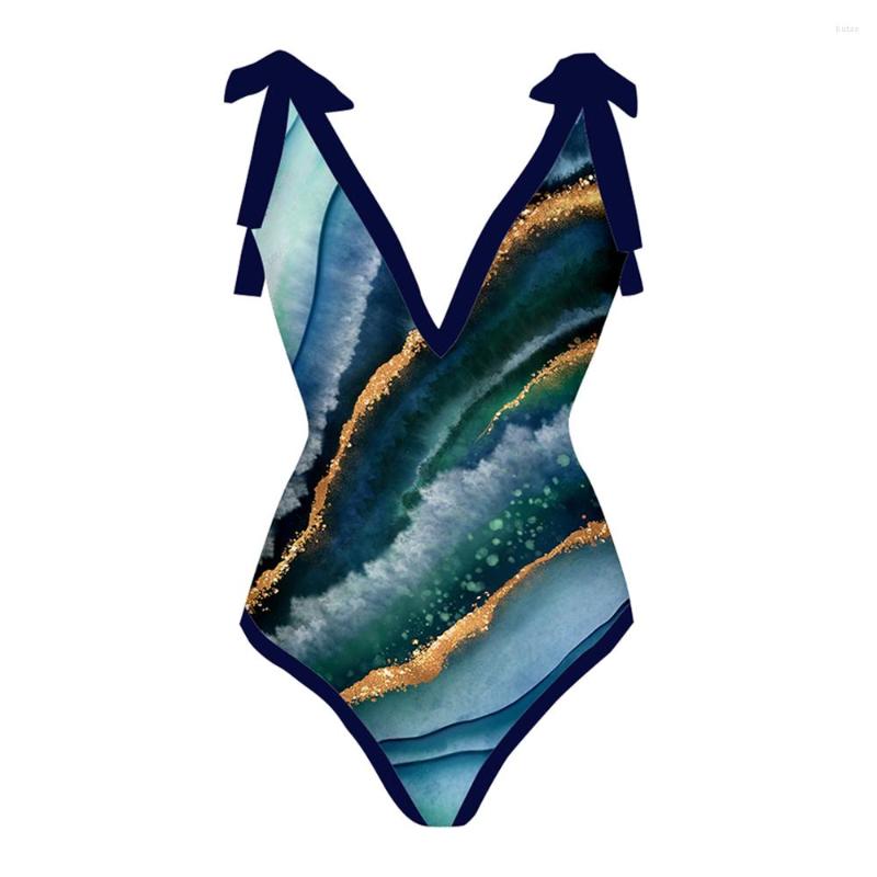 

Women' Swimwear Women' Summer Swiming Suit 2023 Luxury Shorts Bourkini Sexy For Girls Print Floral Tie Dye Lace Cover Up, Blue