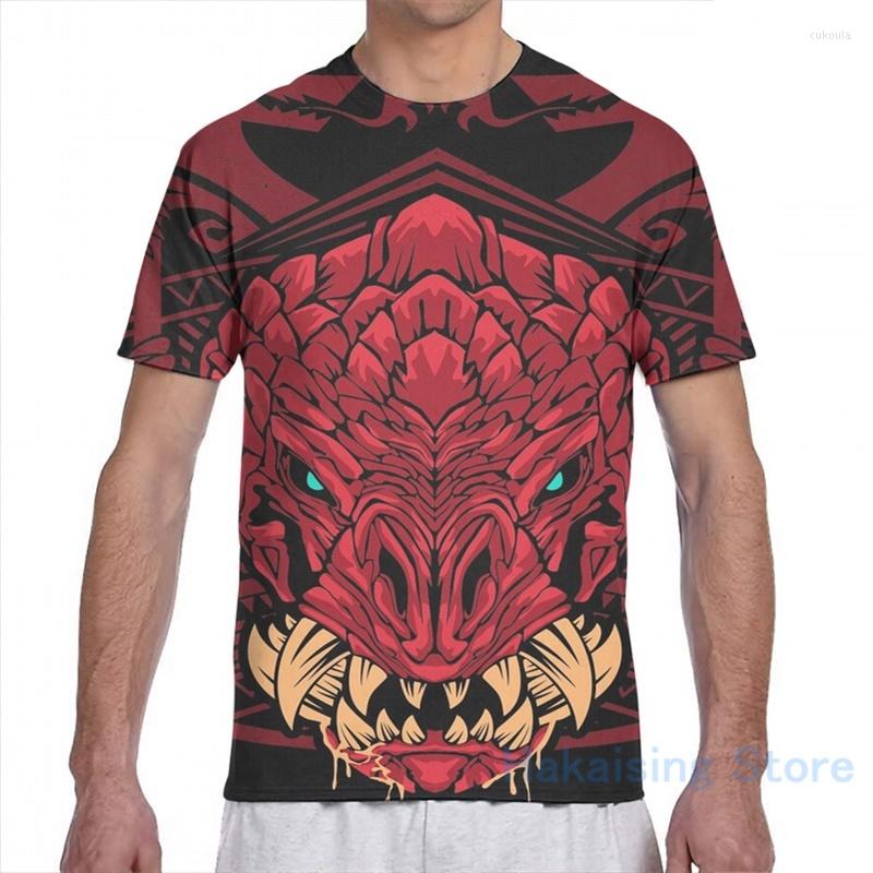 

Men's T Shirts Odogaron MHW Men T-Shirt Women All Over Print Fashion Girl Shirt Boy Tops Tees Short Sleeve Tshirts, 2-women
