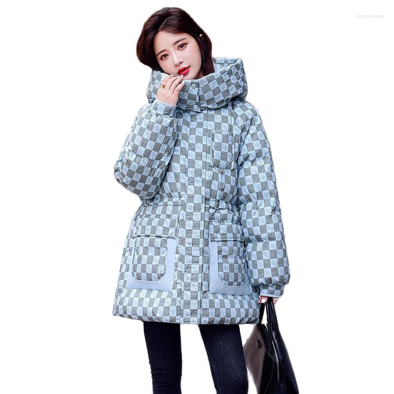 

Women' Trench Coats 2023 Winter Jacket Parkas Women Middle-aged Down Cotton Parka Female Hooded Thick Warm Padded Casual Outwear, Orange