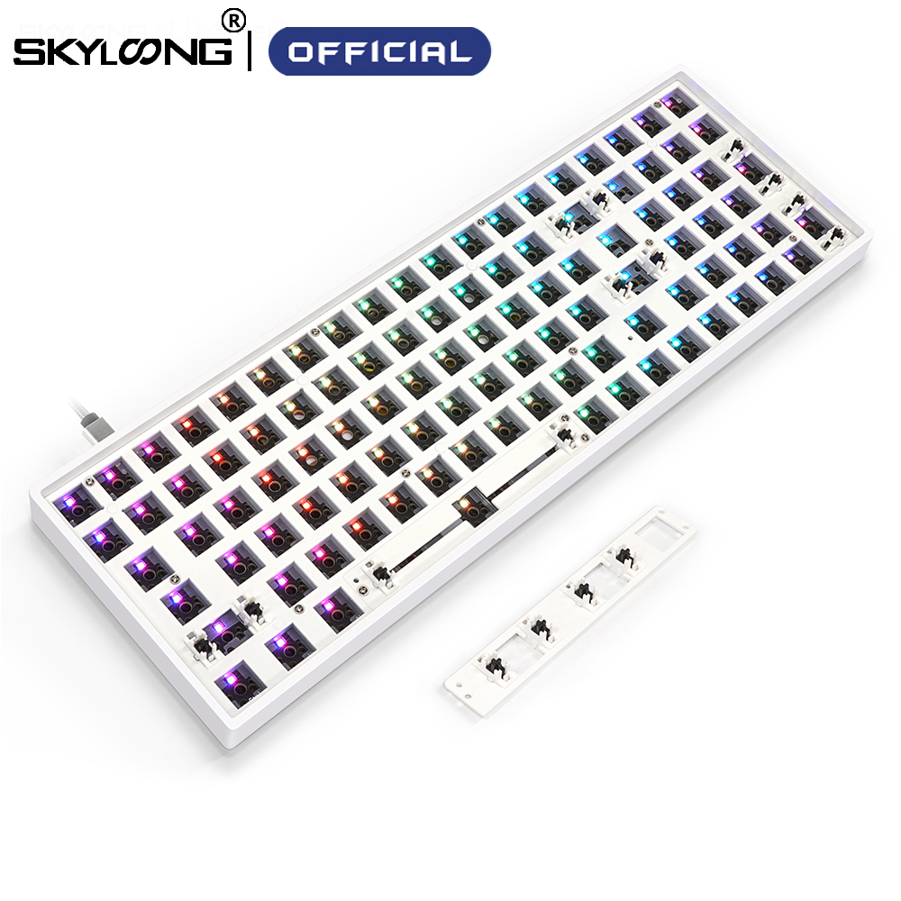 GK96 GK96XS Lite Gasket Custom DIY Mechanical Gaming Keyboard Kit Wireless Bluetooth RGB Switch Hot-swap Split Spacebar-image-850145598