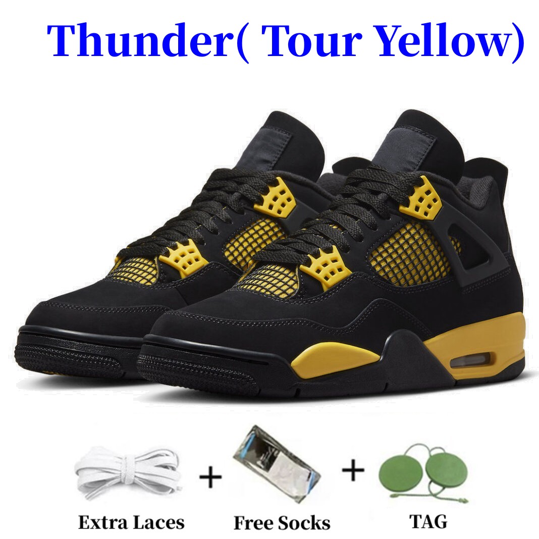 

Shoes Jumpman 4 Thunder Release Date 4s Black Tour Yellow Dh6927-017 Men Women Trainers Sports Outdoor Sneakers Shoe 36-47