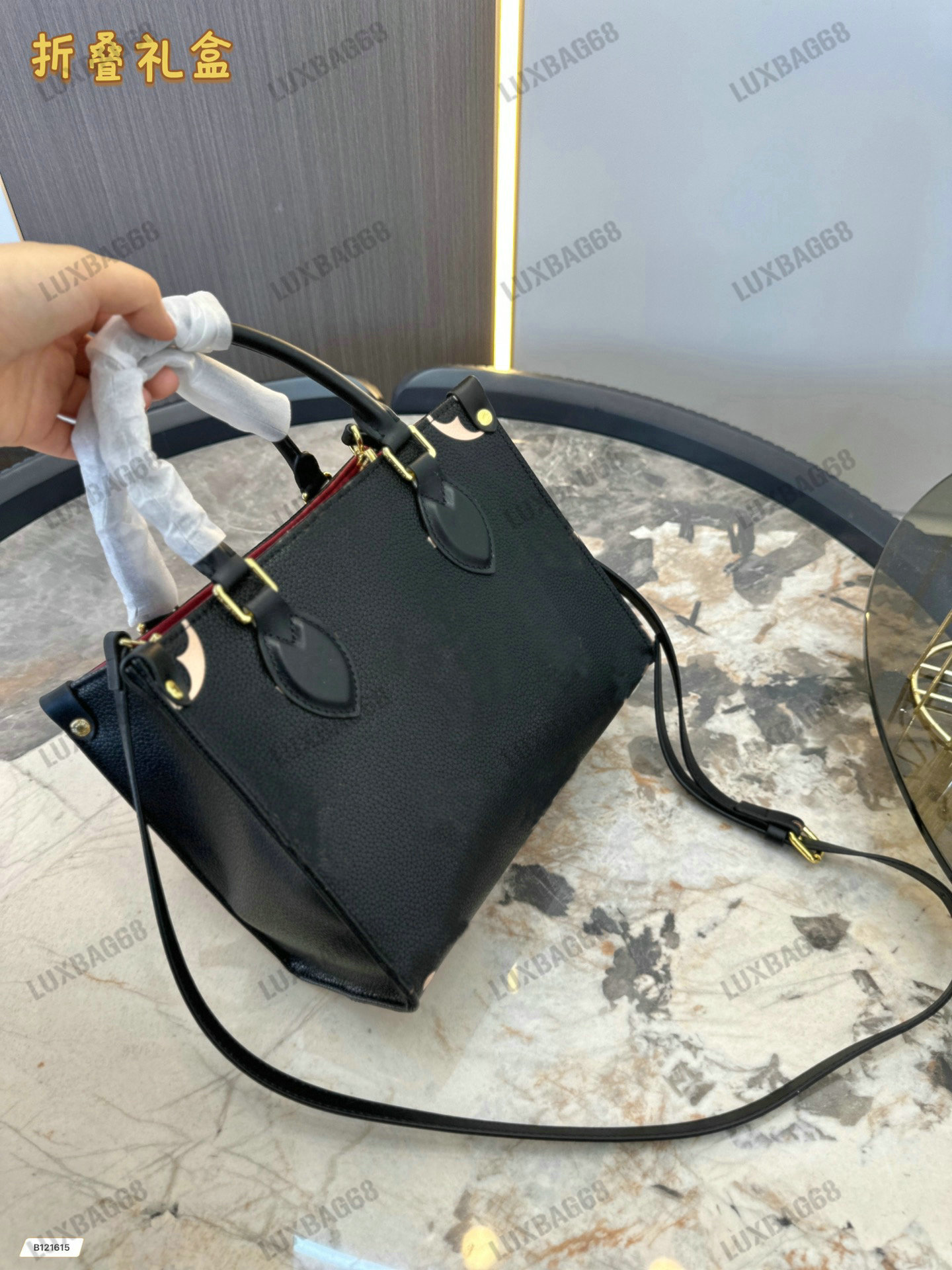 

M45659 Onthego PM Tote Bag Mini ON THE GO 25cm Women Hobo Bags Leather Adjustable Strap shoulder bag Luxurys Designers Handbags Purses Wallets, #1