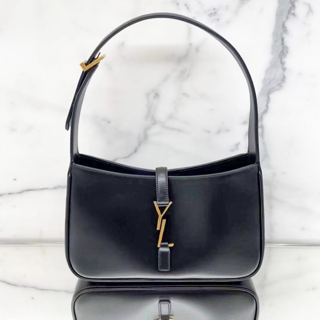 

LE 5 A 7 bag yslity purse Women's Luxury Designer metal letters fitting handbag fashion flap Genuine leather quality mens clutch Crossbody messenger Bags tote wallets, Blue