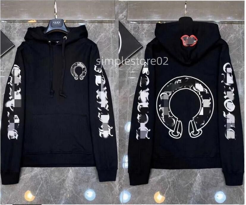 

Designer Mens Hoodies Designer Chrome Winter Sweatshirts Heart Hoodie Ch Long Sleeve Jacket Loose Coat Hooded Hoody Men Woman Hip Hop Chromees hearts erd, Cust22