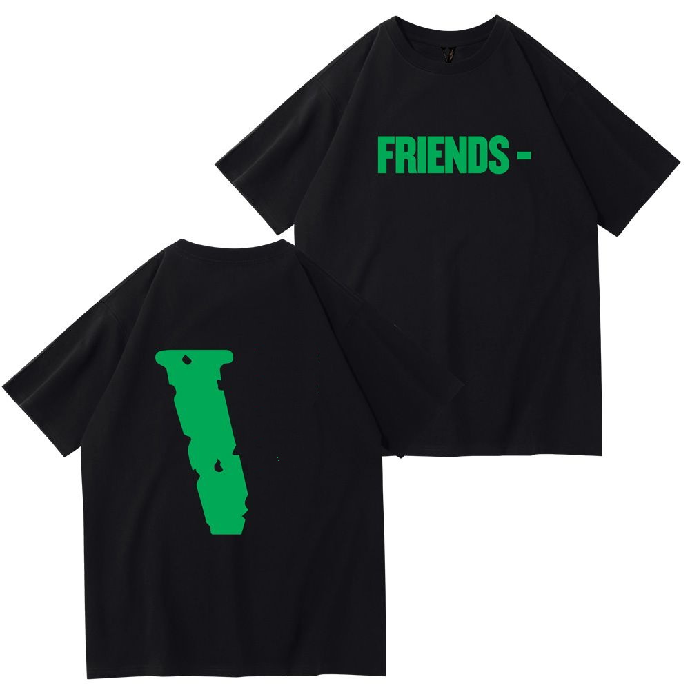 

Designer Mens Womens Cotton Casual Fashion Trend High Street Sports Loose HIP-HOP Print Round Neck T-shirt Summer, Gift