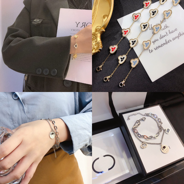 

Luxury Design Bracelet Chains Delicate Charm Fashion Bracelet Popular Designer Jewelry Elegant Women Style Selected Family Friends Gift 18k Gold Plated