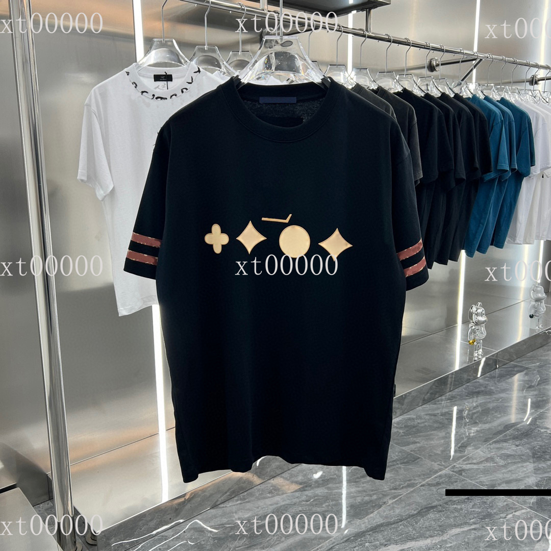 

22SS Designer Letter Printed T Shirts Tee Sweatshirt Fashion High Street Short Sleeves Summer Casual T-Shirt Breathable Men Women Crew Neck Tees Dresses fo Wome 15-185, White