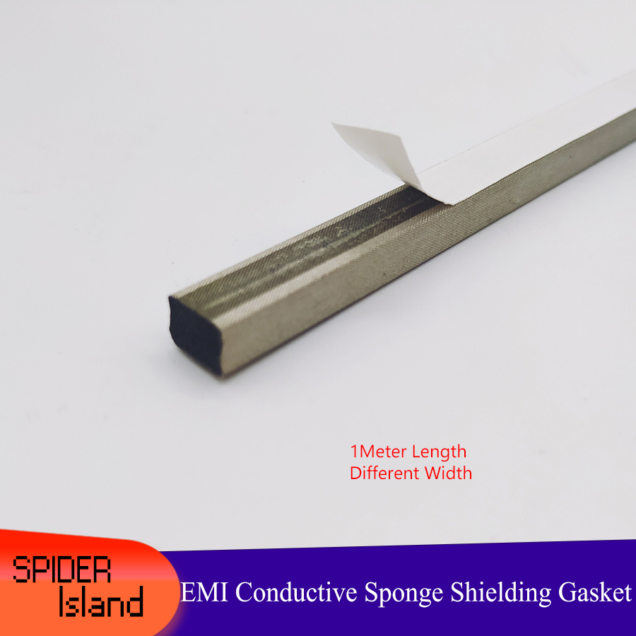 Conductive Foam EMI ESD Shielding Gasket Sponge for Laptop Heat DIY 1000mm Differnent Width-image-849927455
