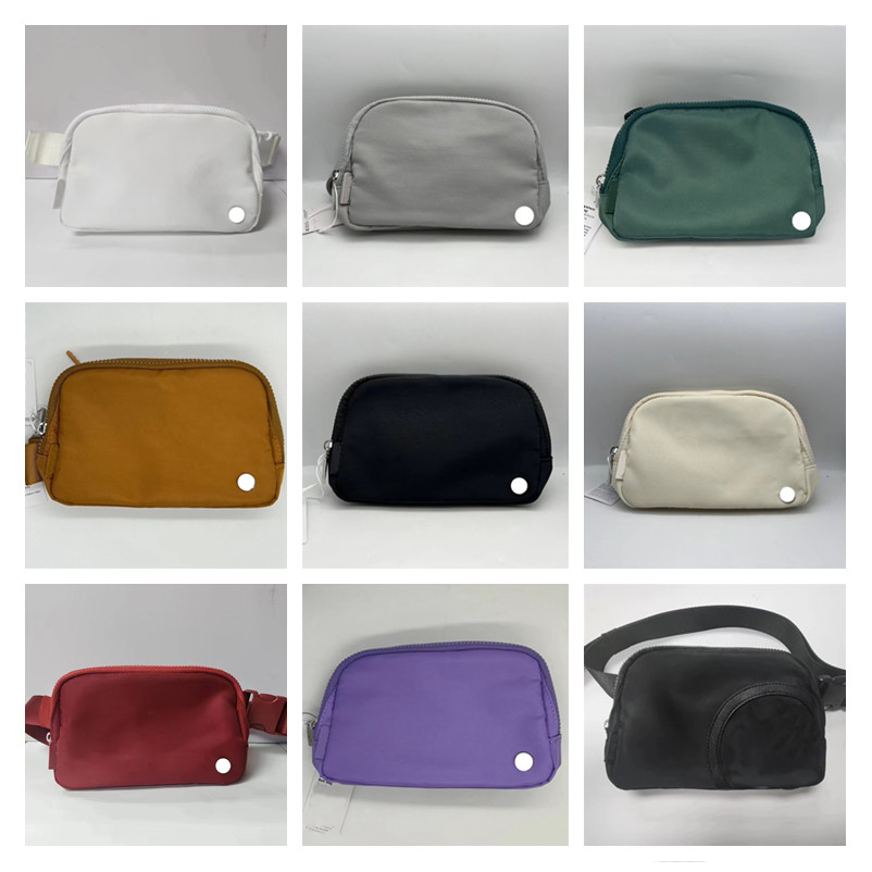 

lu Yoga bag everywhere belt bag 1L fanny pack designer classic chest bumbag nylon womens men shoulder crossbody waist bags tote bag with brand logo