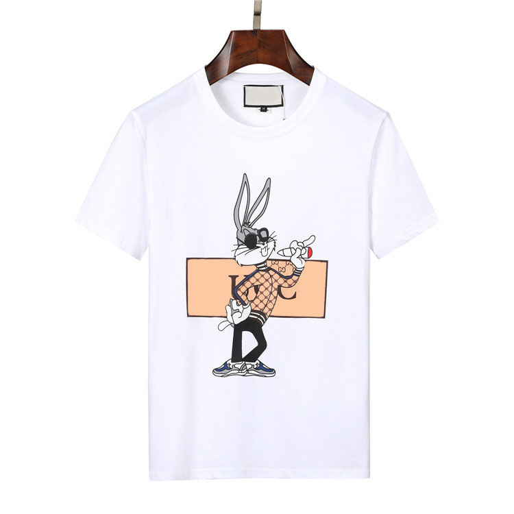 

designer Men's Tee shirts black and white color alphabet print brand pure cotton breathable anti-wrinkle slim fashion casual street crewneck T-shirt M-3XL#F2