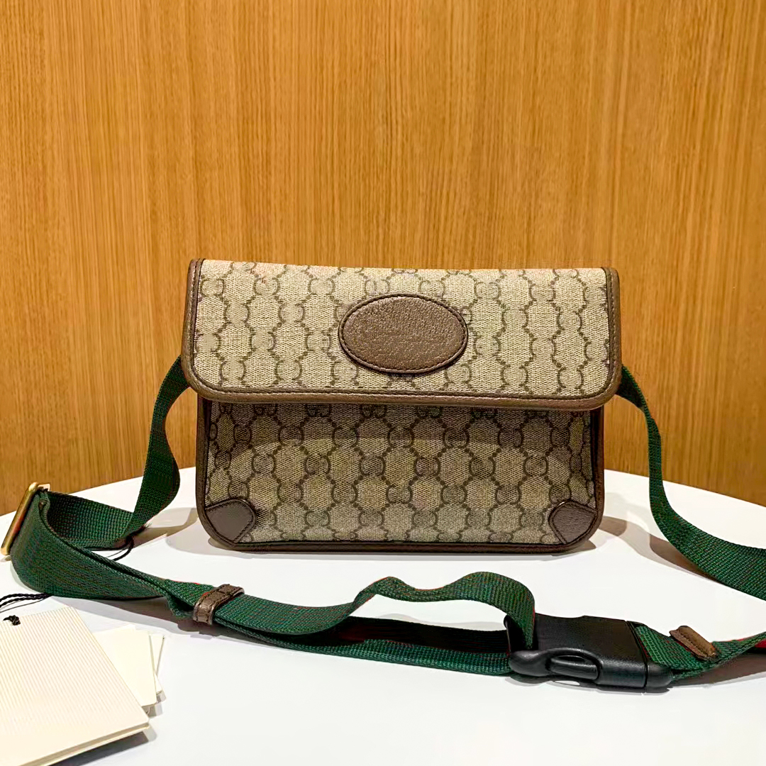 

Vintage Double G ophidia chest Retro crossbody bum men designer metal belt bag fanny pack waist bumbag mens womens Genuine leather handbag clutch Shoulder bags purse