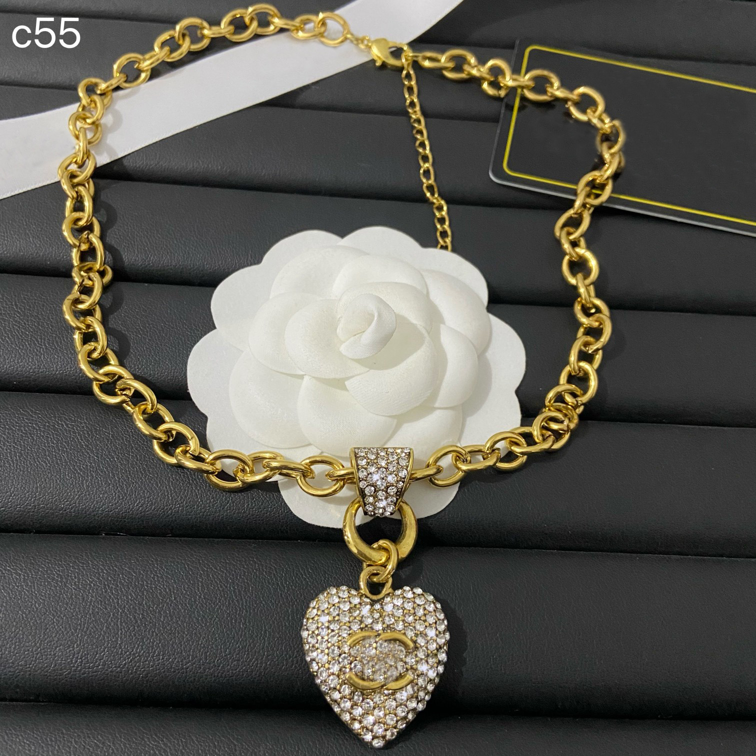 

Luxury Designer Pendants Necklaces 18K Gold Plated Stainless Steel Double Letter Choker Pendant Necklace Beads Chain Jewelry Accessories wedding Gifts 2023
