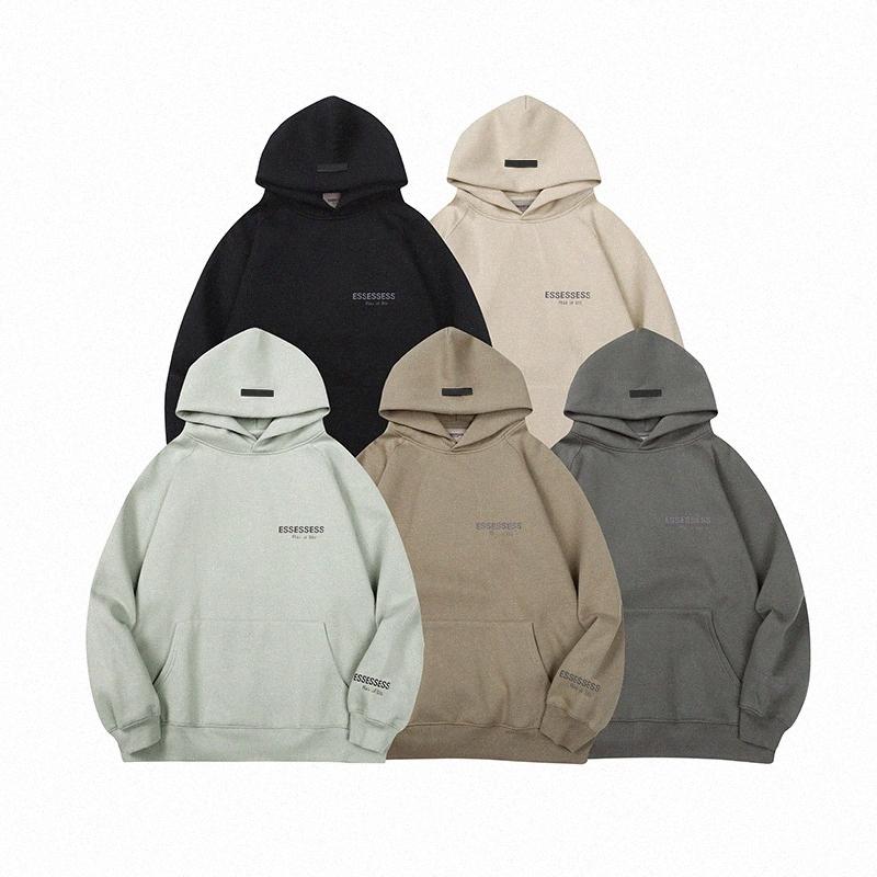 

Fashion loose hoodies Designer essent hoodie women mens loose essentail Streetwear essen sweatshirts Tops Clothing essenteil Hoodie Unisex Hip Hop q3J8#, Customize