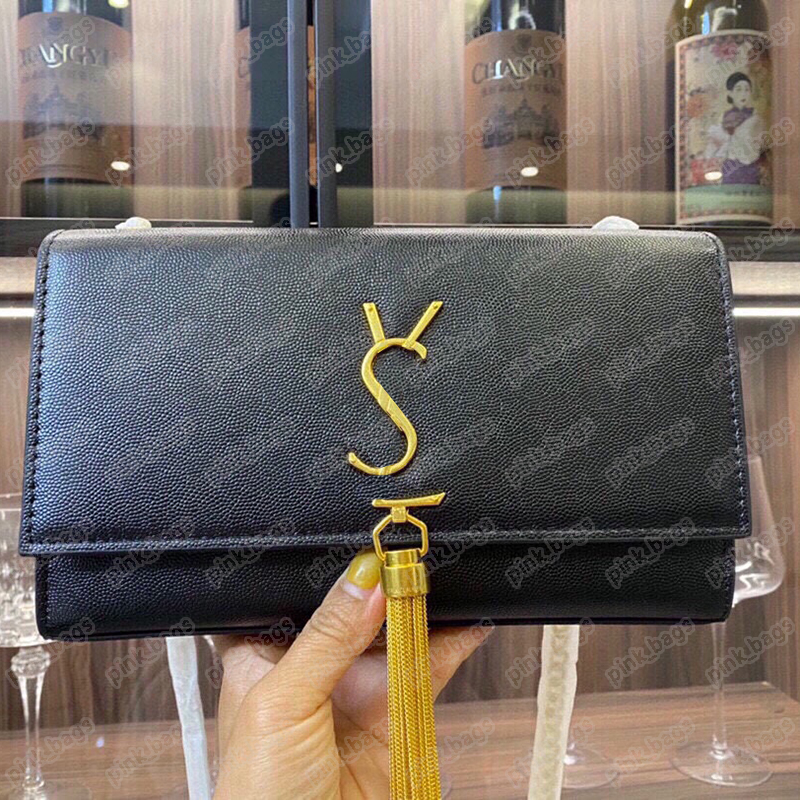 

Luxury Women Shoulder Bags Designer SLP Caviar Cowhide Chain Bag Classic Handbag Genuine Leather Handbags Crossbody Purse Totes 2303142BF, Y#black