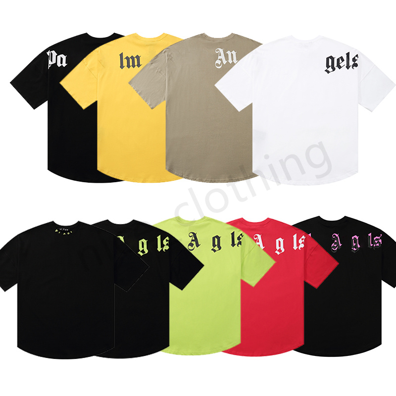 

Designer PA T-Shirt Luxury Tees Print Palms T Shirts Mens Womens Angle Short Sleeve Casual Streetwear Tops Clothing Clothes
