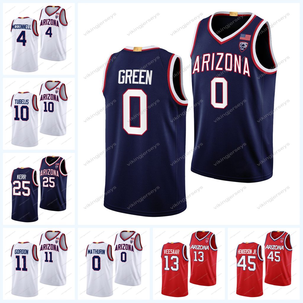 

NCAA Arizona Wildcats College Basketball Jersey, Blue