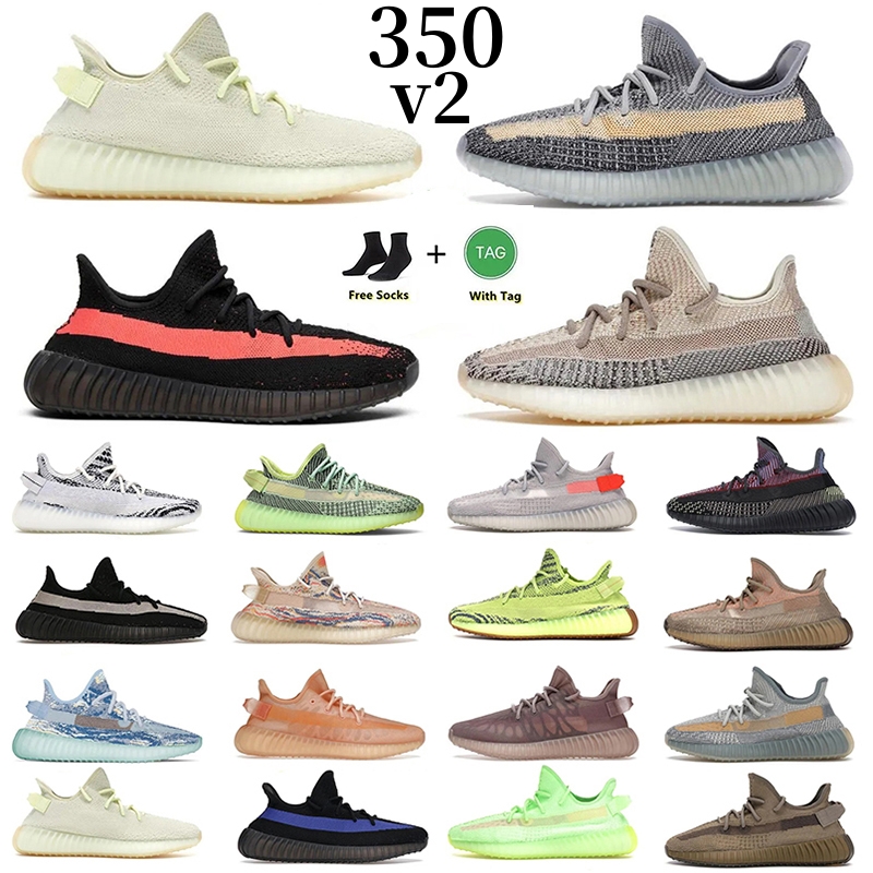 

Running Shoes v2 For Men Women Salt Slate Zebra Oreo Dazzling Blue MX Rock Beluga Reflective Turtle Dove Bred Runners Granite Grey Sports Sneakers Big Siez 46 47 48, # 1