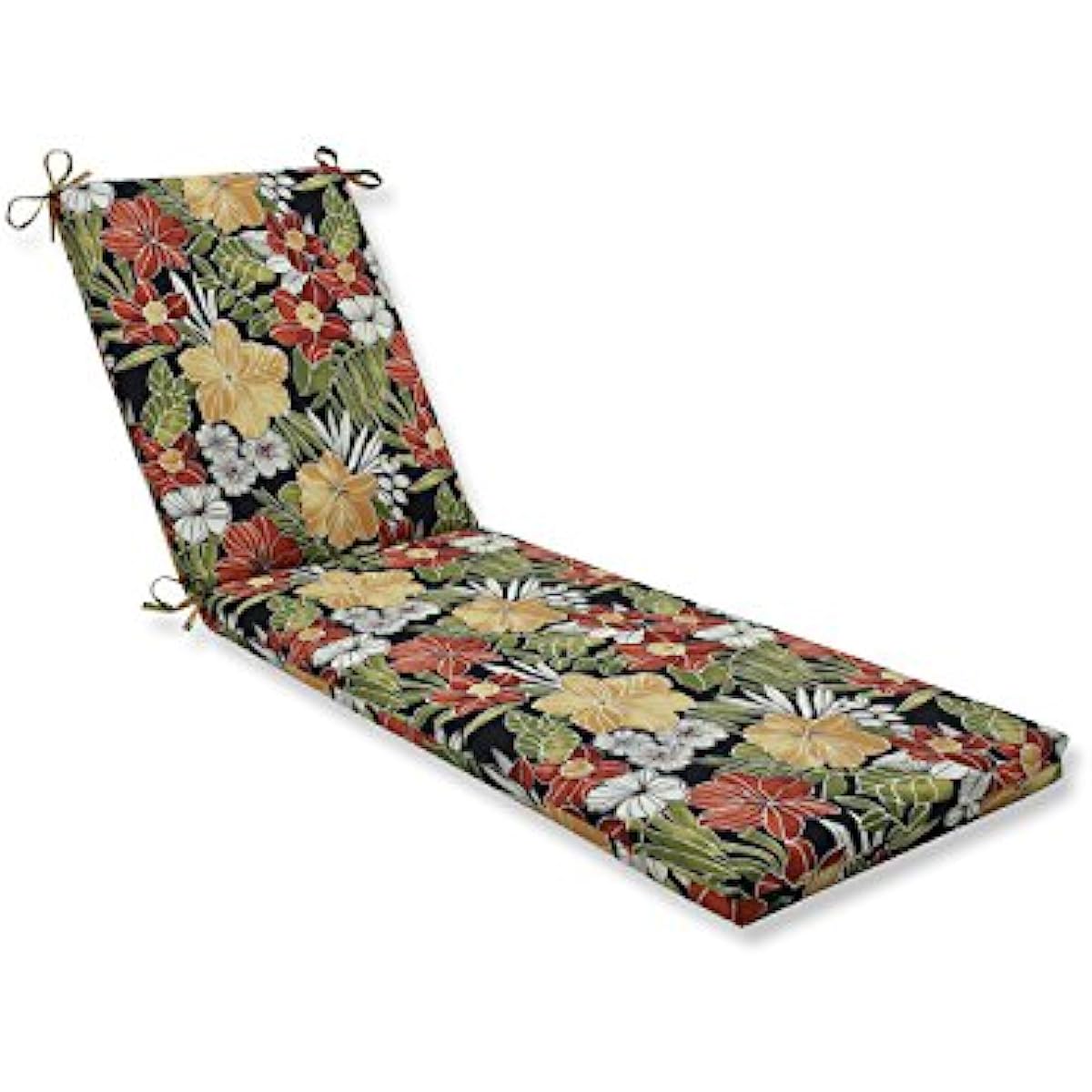

Pillow Perfect 614304 Outdoor/Indoor Clemens Noir Chaise Lounge Cushion 80 x 23 Black flip chair
